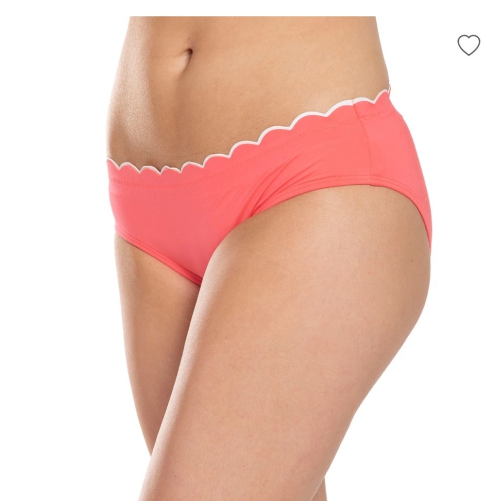 Kate Spade New York Scallop Wave Hipster Bikini Bottom. - Picture 4 of 9